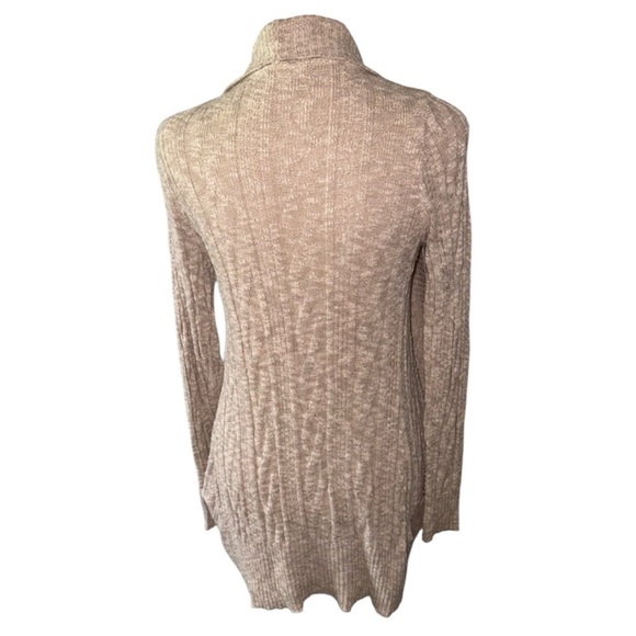 Debut Beige Open-Front Knit Cardigan Size S/M - Picture 3 of 5